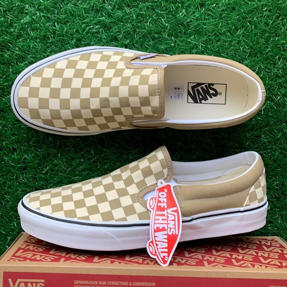 VANS CLASSIC SLIP ON CHEKRBRD Cornstalk/Tr wht men - Picture 13 of 16